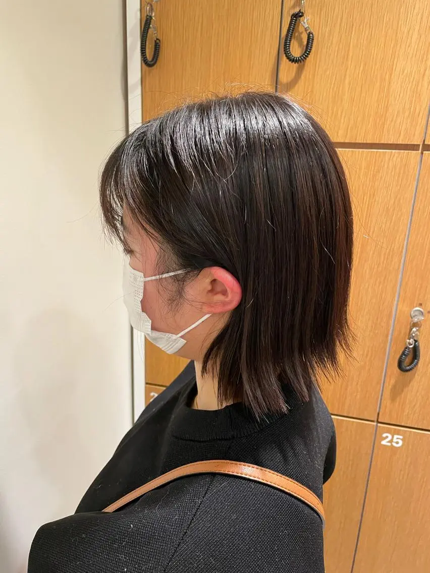 ショート ボブ 外ハネヘア ショート✨ボブ スタイル田﨑大雅✂️のヘアスタイル