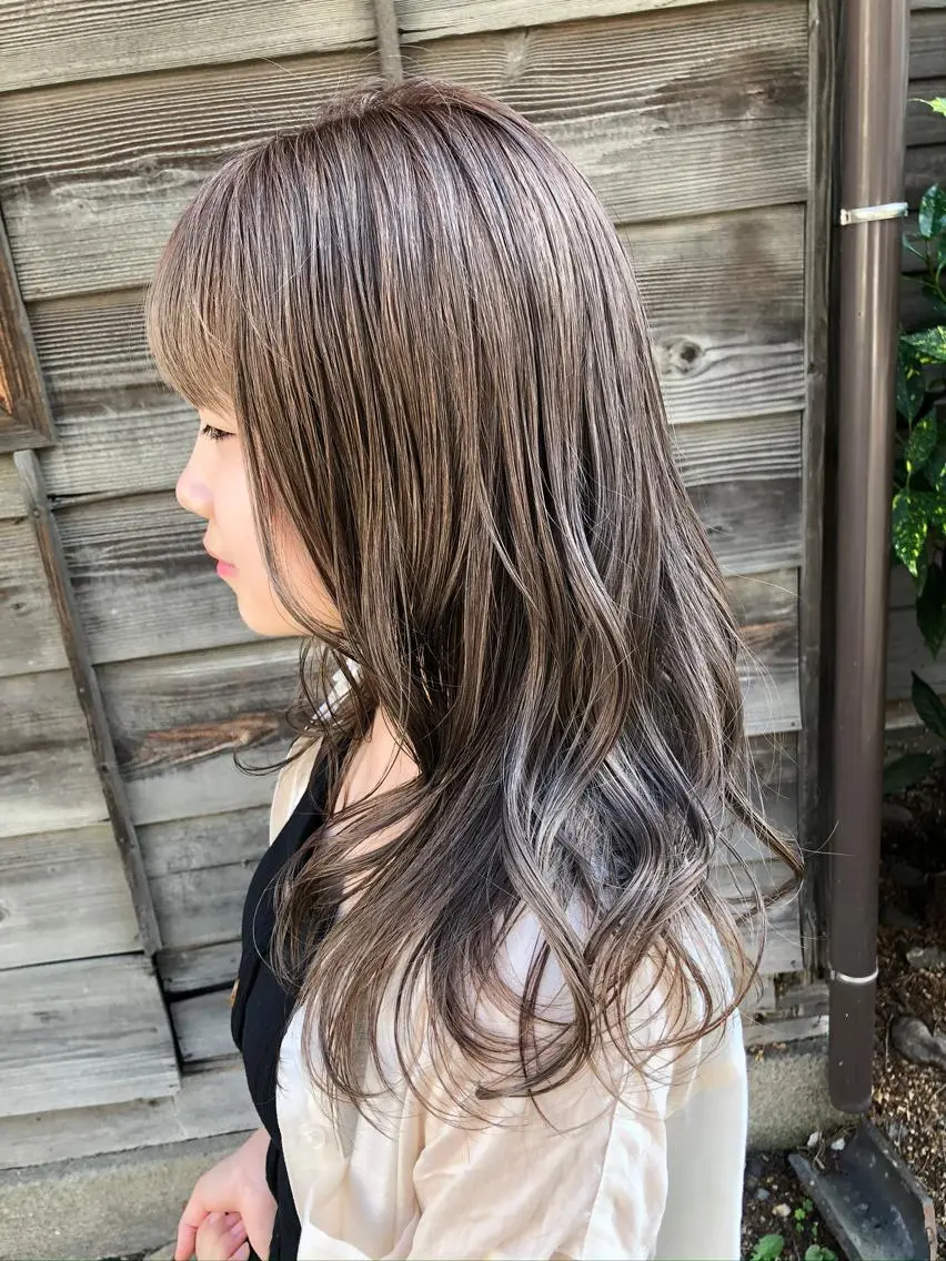 ロング カラー カット ヘアカラー トリートメント コレットヘアー 田中アヤノのヘアスタイル