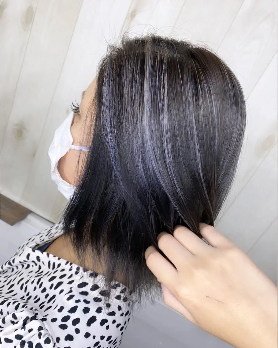 ショート カラー ハイライトカラー ハイライト ヘアカラー PSY【サイ】池袋 KYOKAのヘアスタイル