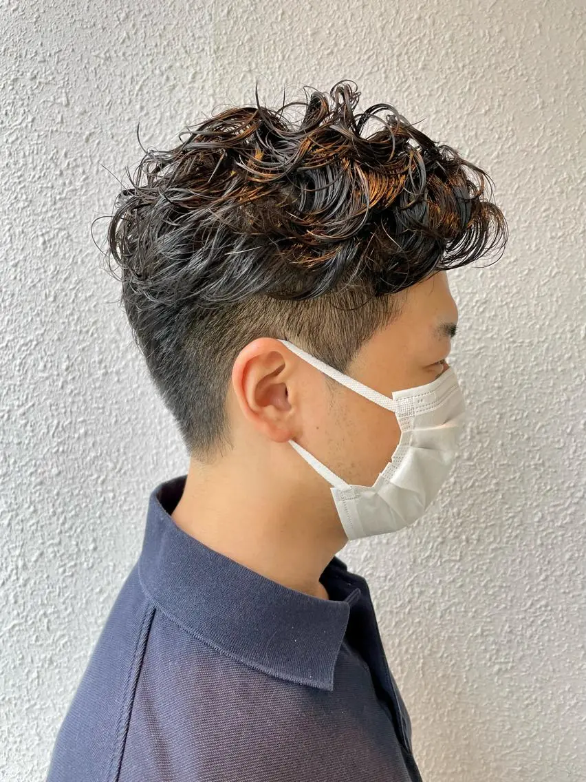 パーマ メンズ メンズパーマ 佐藤 良祐のヘアスタイル