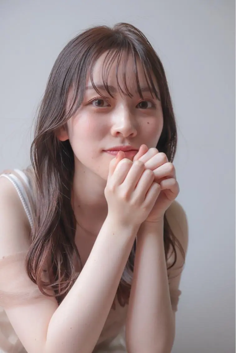 セミロング カラー アイブロウ バレイヤージュ ブリーチ ケアブリーチ 透明感カラー デザインカラー 🔆韓国 norika🔆のヘアスタイル