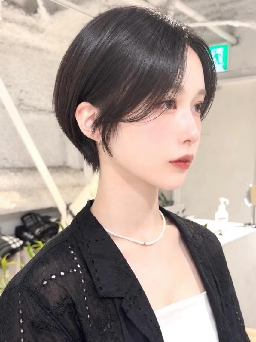 ショート カラー ハンサムショート ショートヘア カット ヘアカラー 骨格診断で絶対可愛い ✨丸みショート✨凌弥のヘアスタイル