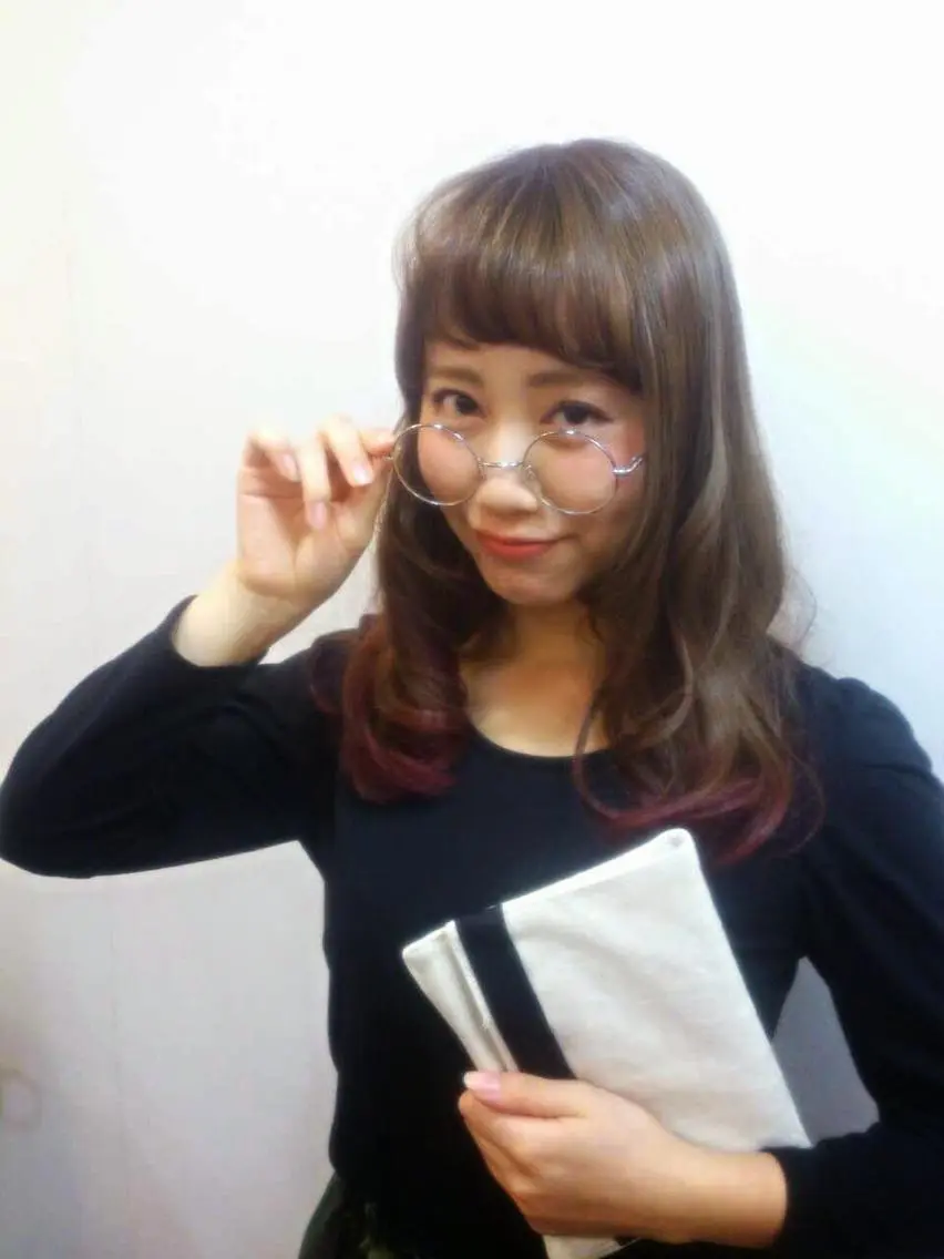 ミディアム セミロング ロング カラー パーマ 高橋 隆一のヘアスタイル