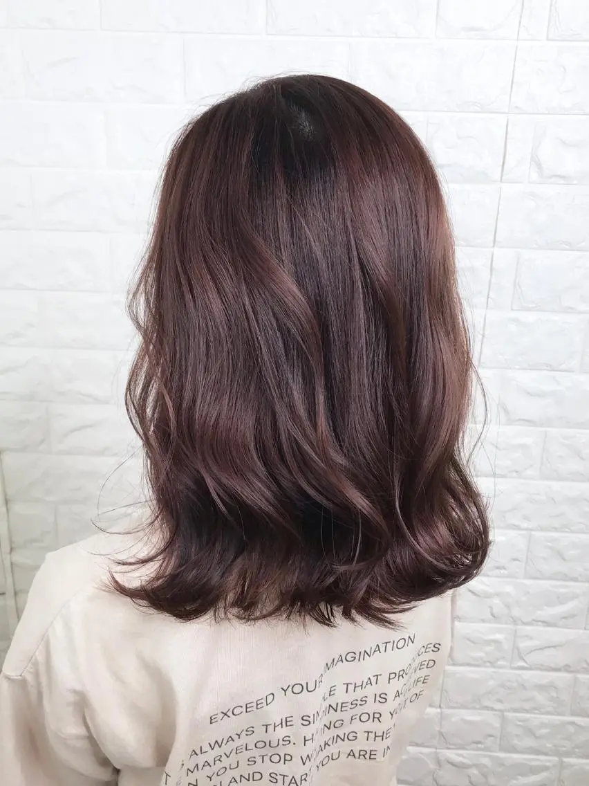ミディアム カラー カット パーマ 髪質改善縮毛矯正 美容師✂️山崎竜二のヘアスタイル
