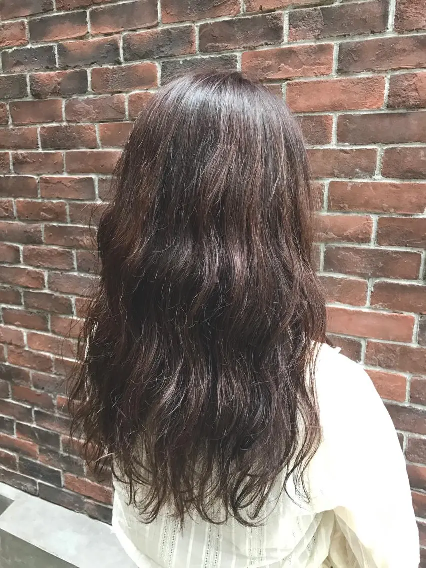 ロング くせ毛 u harukaのヘアスタイル