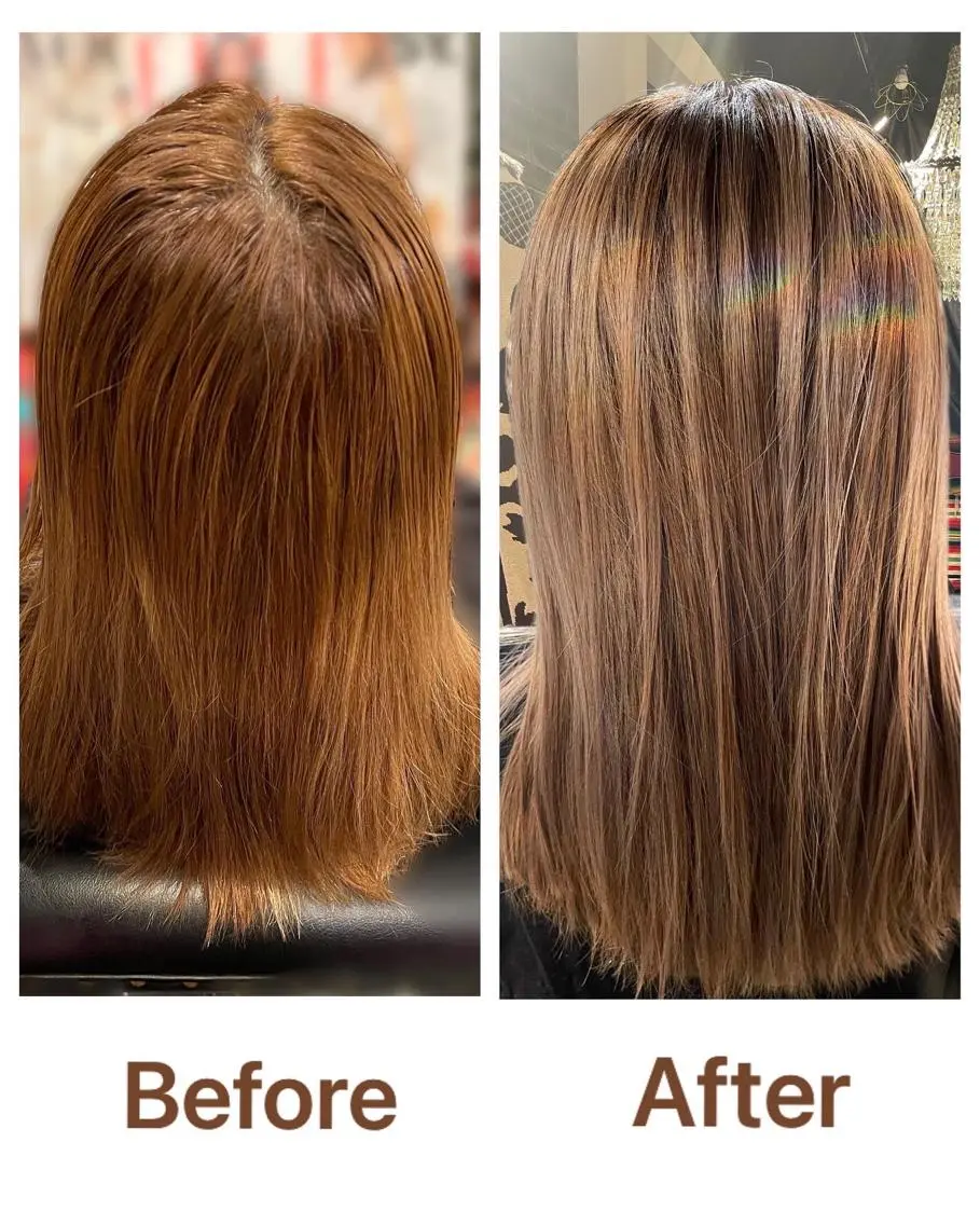 ミディアム ヘアカラー 五十嵐 舞のヘアスタイル