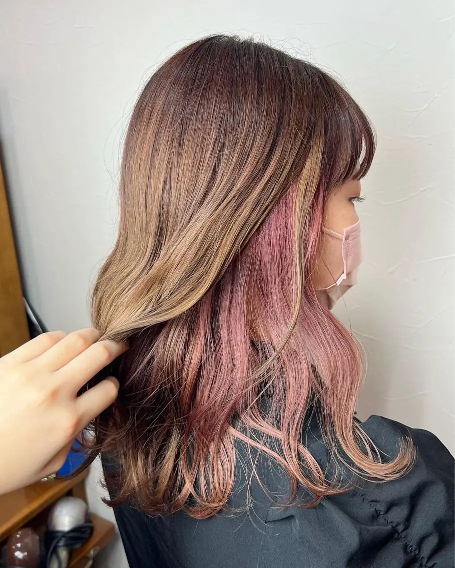 ロング カラー ヘアアレンジ シャローネ池袋 【れいな】のヘアスタイル
