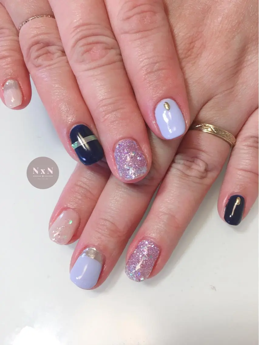 ネイル ジェルネイル ぷっくりネイル nail salon N×Nのネイルデザイン