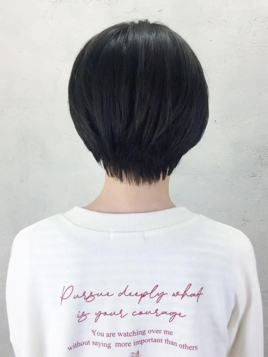 ショート カラー パーマ ヘアアレンジ ハンサムショート ショートヘア ITbyALBUM 藤沢店のヘアスタイル