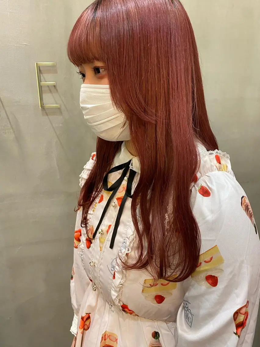 ロング カラー 韓国×髪質改善カラー 💎hinaのヘアスタイル