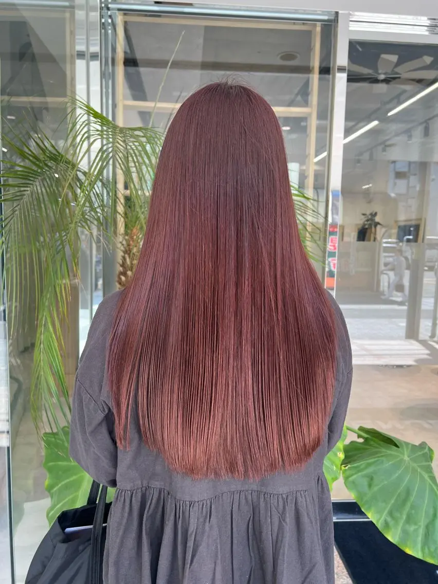 セミロング カラー ヘアカラー トリートメント 🍀お悩み改善憧れの 美髪　小林風雅のヘアスタイル