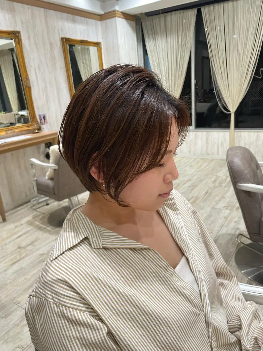 ショート 小野 明日香のヘアスタイル