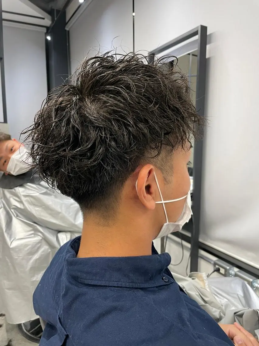 パーマ メンズ カット パーマ 福永速人 /メンズパーマのヘアスタイル