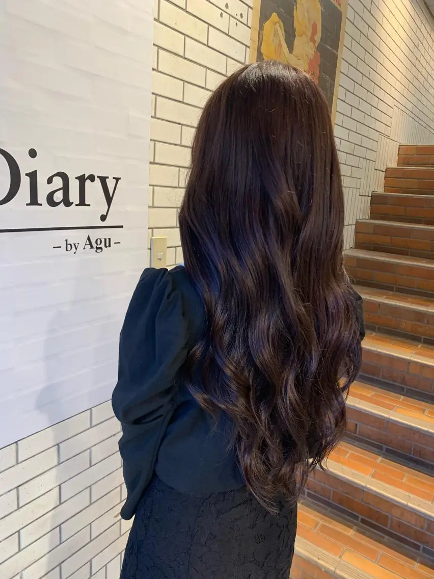 ロング 大橋 心のヘアスタイル