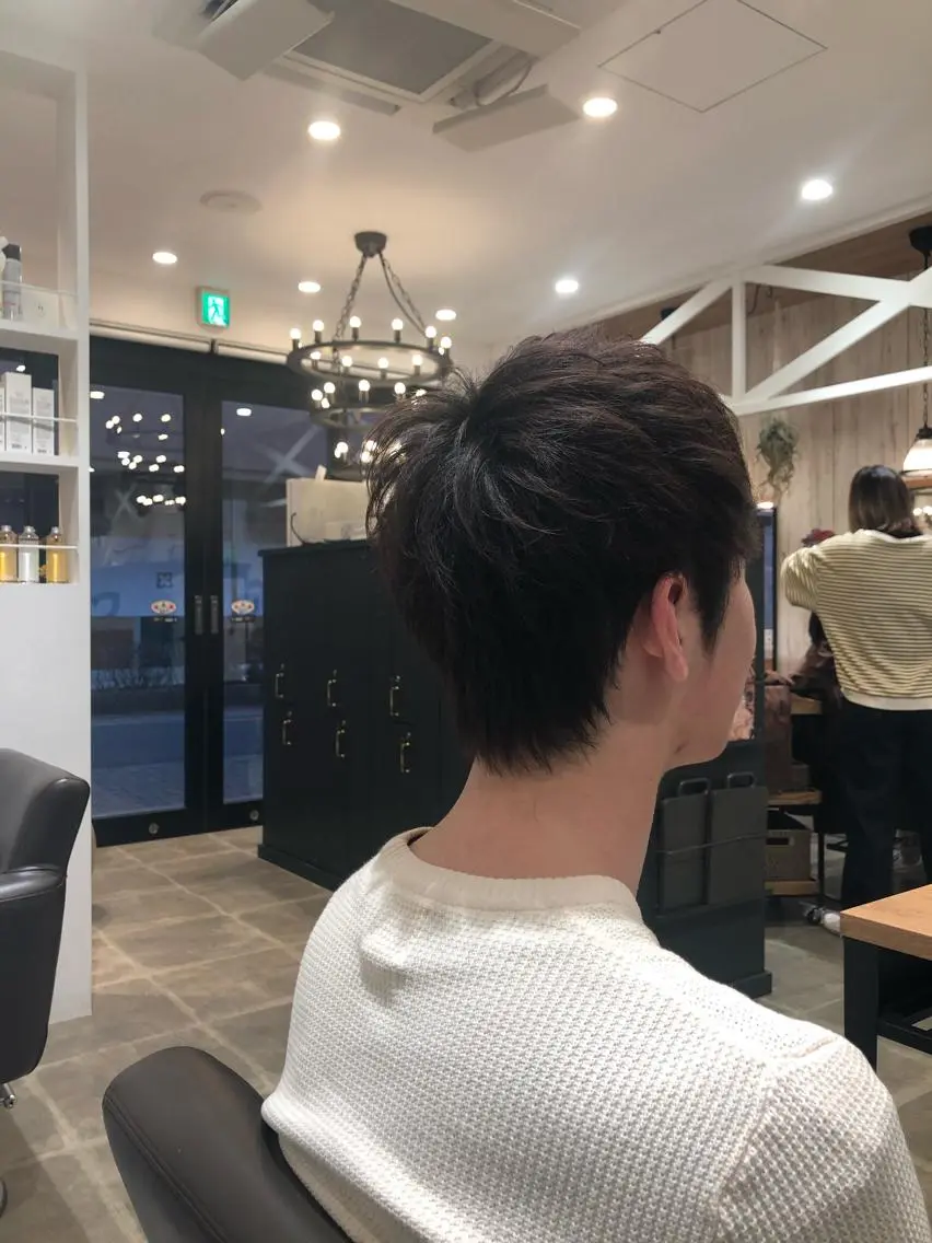 ショート メンズ 鈴村 大介のヘアスタイル