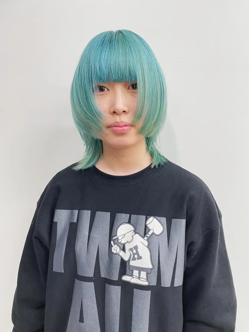 ミディアム スギヤマ ショウゴのヘアスタイル