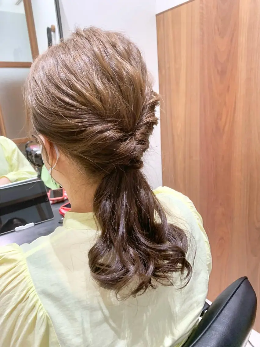 ヘアアレンジ 銀座フリーランススタ イリストMIYUKIのヘアスタイル