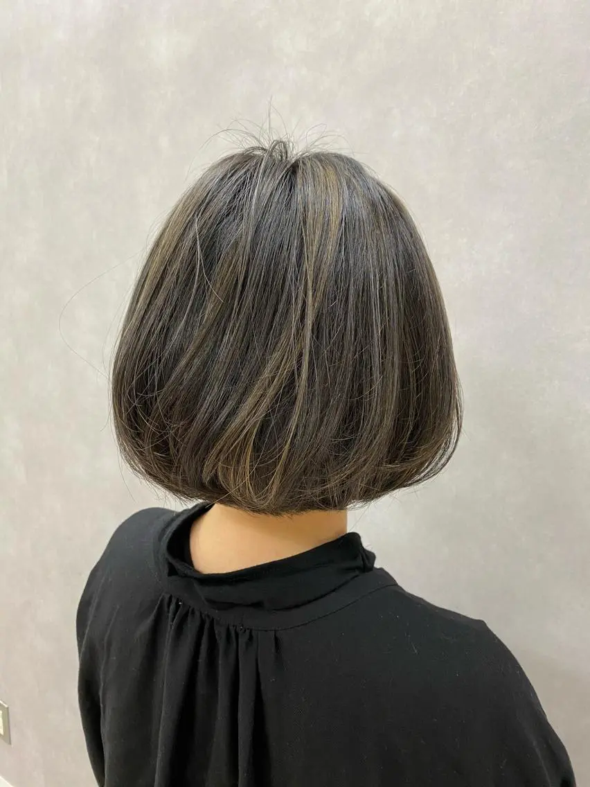 ミディアム カラー 【髪質改善 艶髪】 布川 莉穂のヘアスタイル