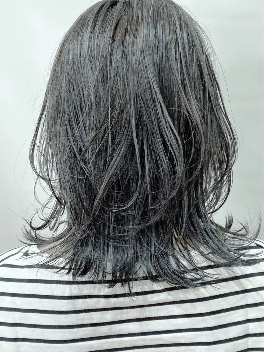 ミディアム カラー 大野 あさみのヘアスタイル