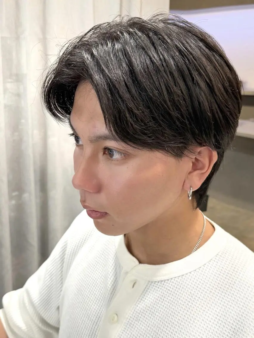 メンズ メンズミディアム メンズ縮毛、ANNAのヘアスタイル
