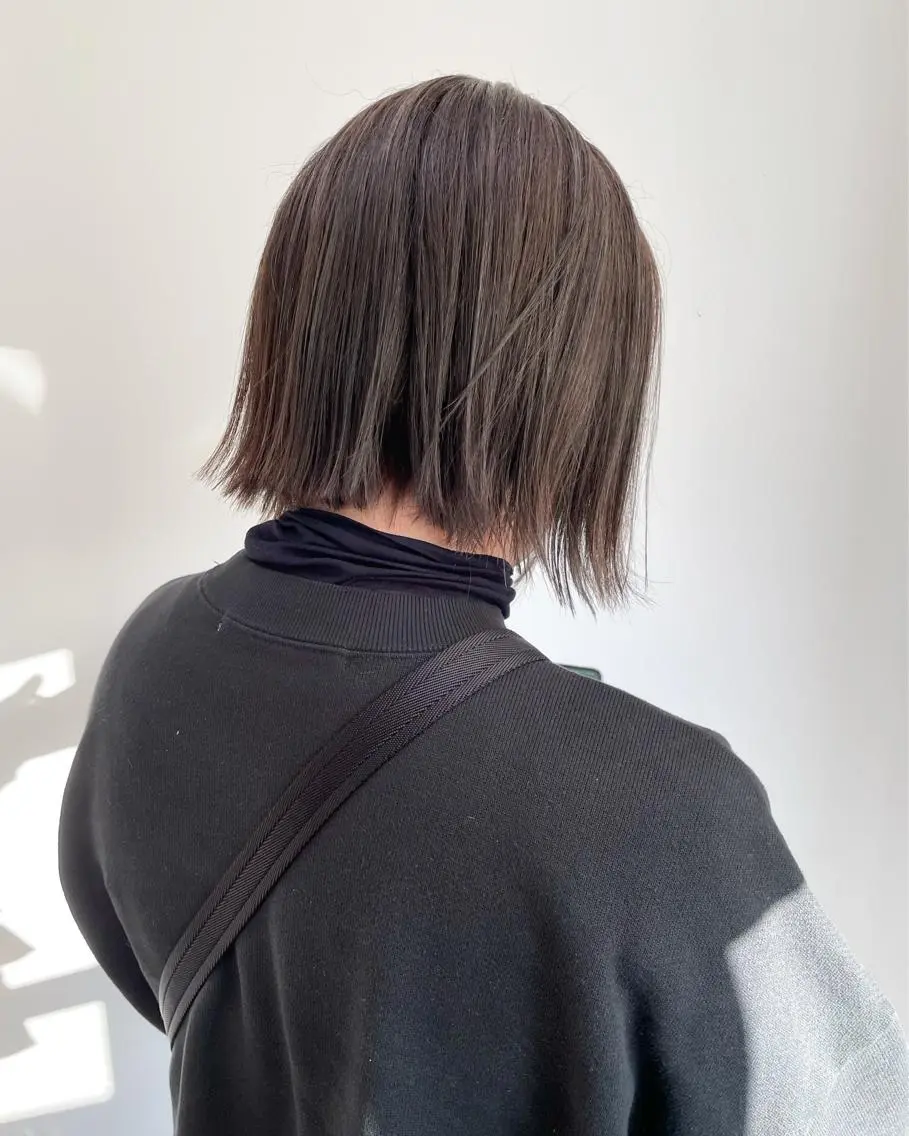 ショート ハイライト 明石 歩樹のヘアスタイル