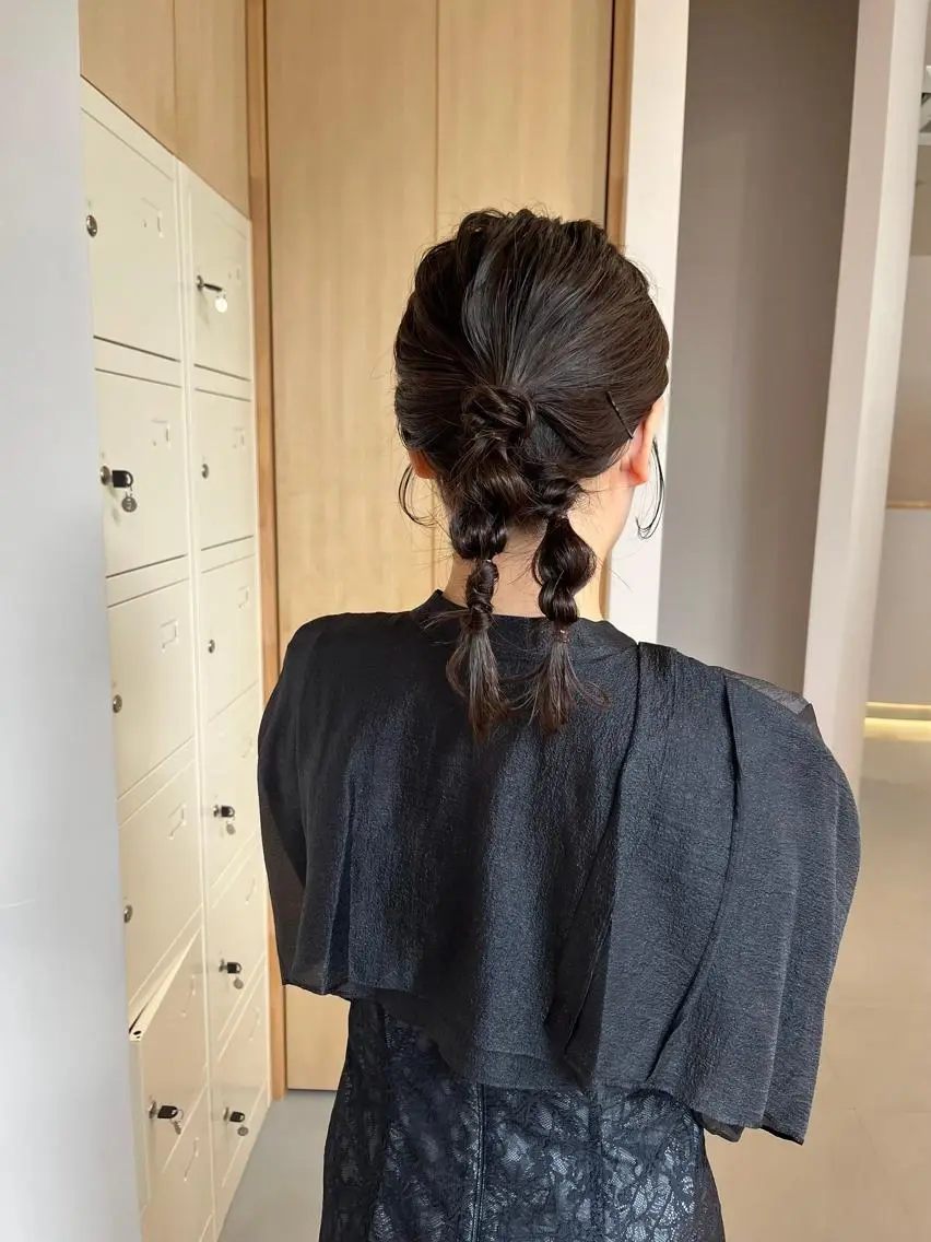 ヘアアレンジ ボブ 平尾♩髪質改善トリー トメント🌼tanoのヘアスタイル