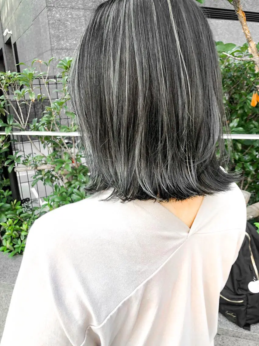 ミディアム カラー メンズパーマ メンズ特化ryoのヘアスタイル