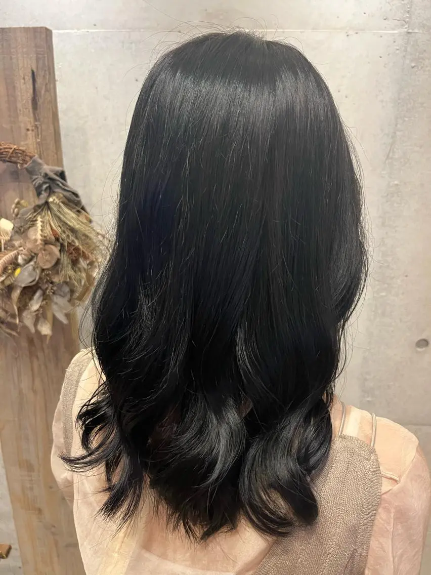 カラー カット 心美/ブリーチなし 透明感カラーのヘアスタイル
