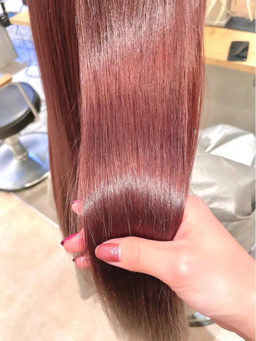 カラー ラベンダーカラー 💘韓国レイヤー上 品カラーruru💘のヘアスタイル
