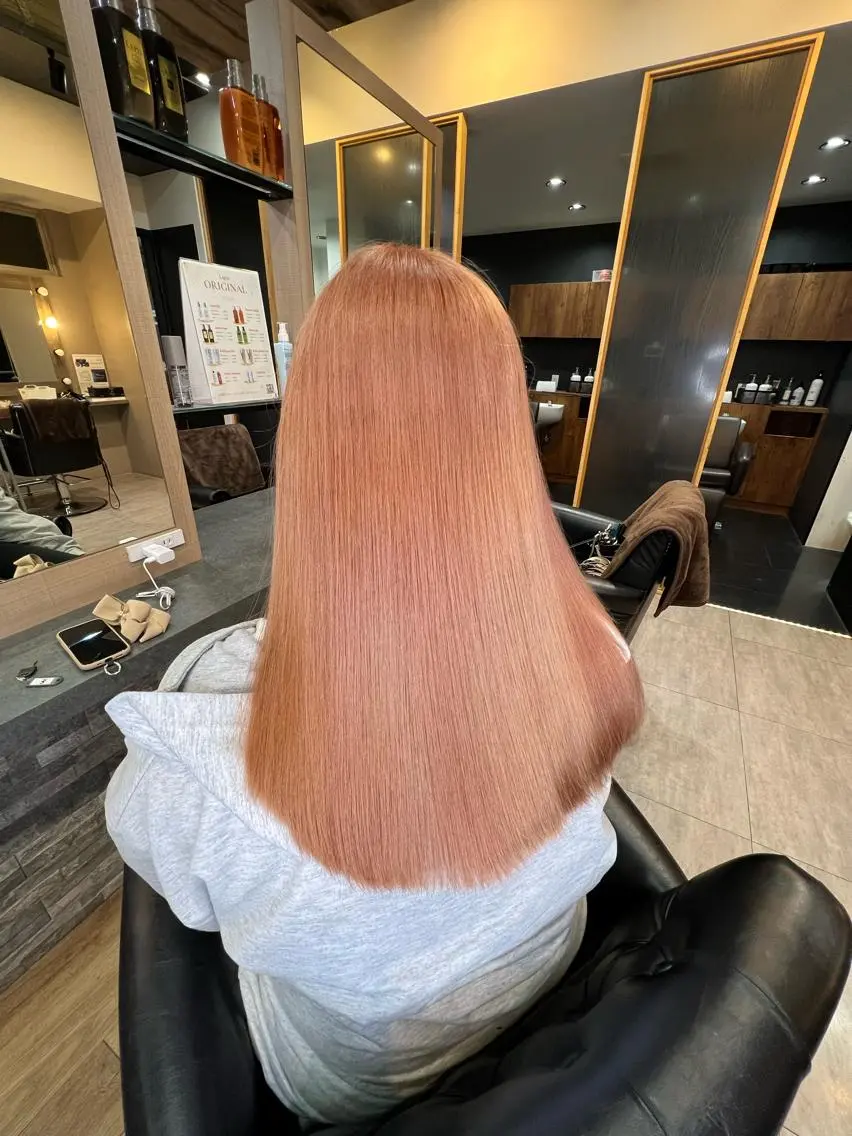 ロング カラー トリートメント 横浜/エクステ特化× 艶カラー/あいかのヘアスタイル