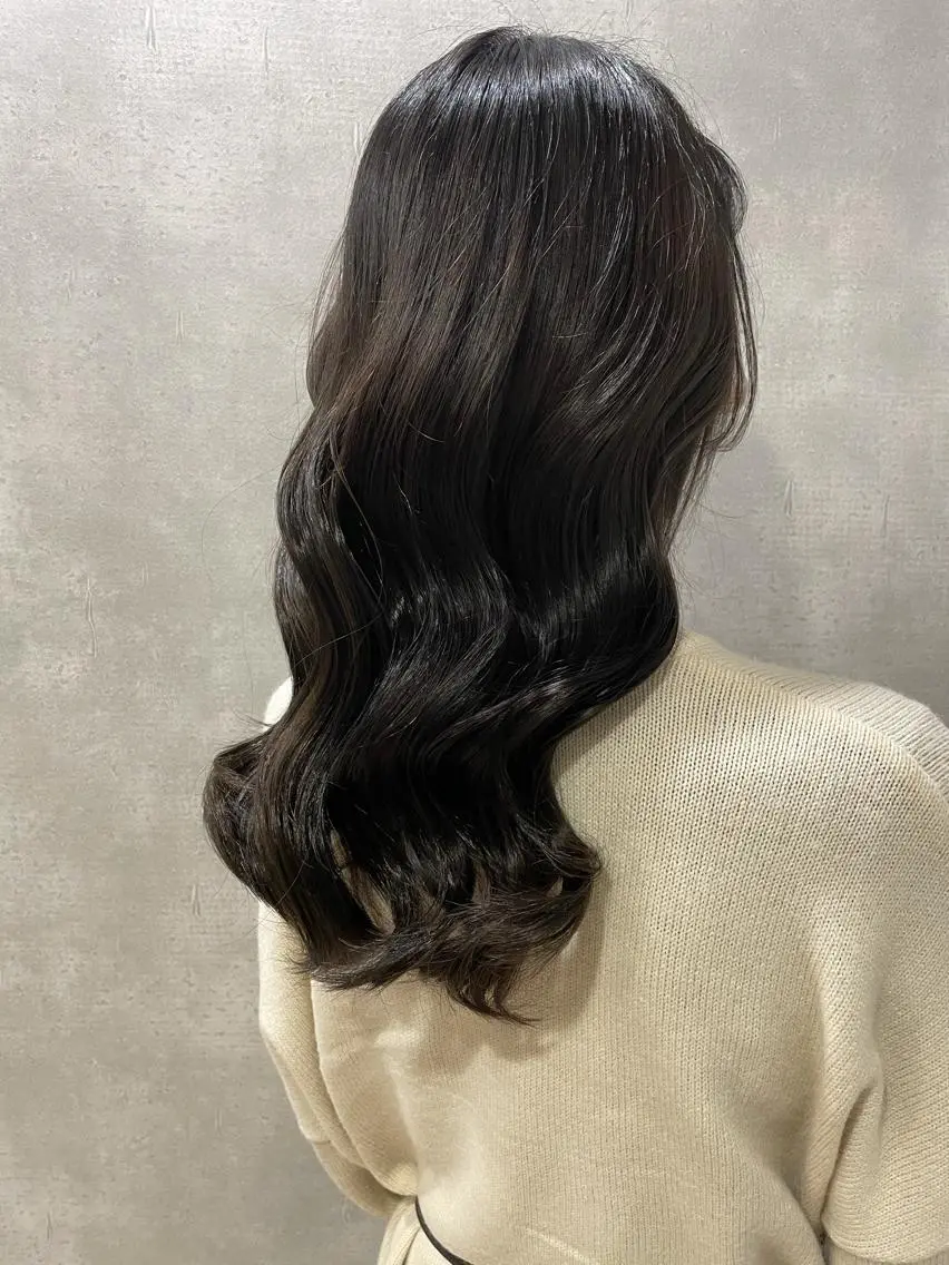 ロング カラー カット ヘアカラー トリートメント ヘアセット ✨髪質改善特化サロン ✨グシユキヤ✨のヘアスタイル