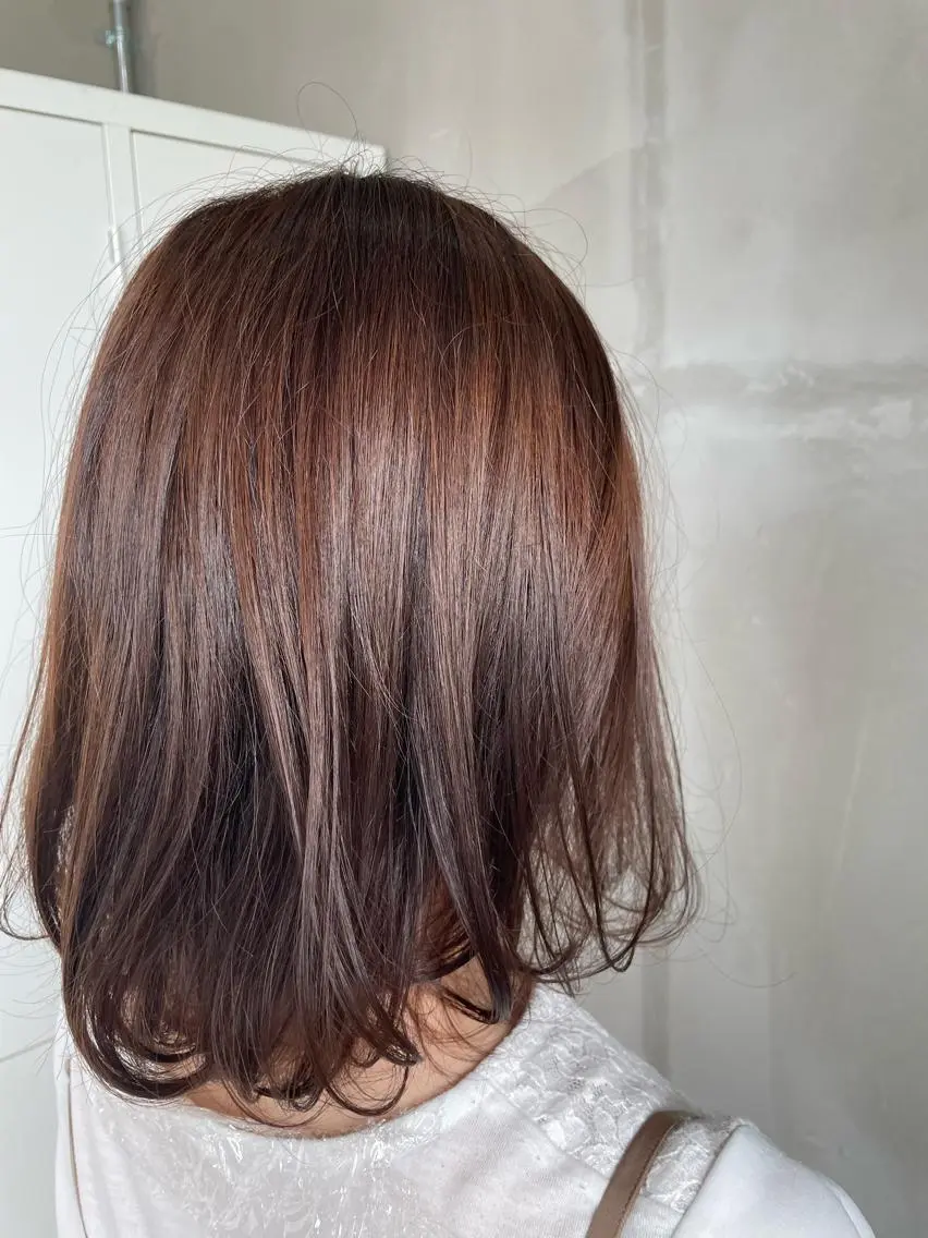 カラー ヘアカラー 益 佑夏のヘアスタイル