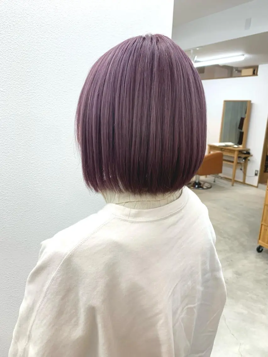 ショート カラー ブリーチ ヘアカラー トリートメント cirrus🕊 山縣あかりのヘアスタイル