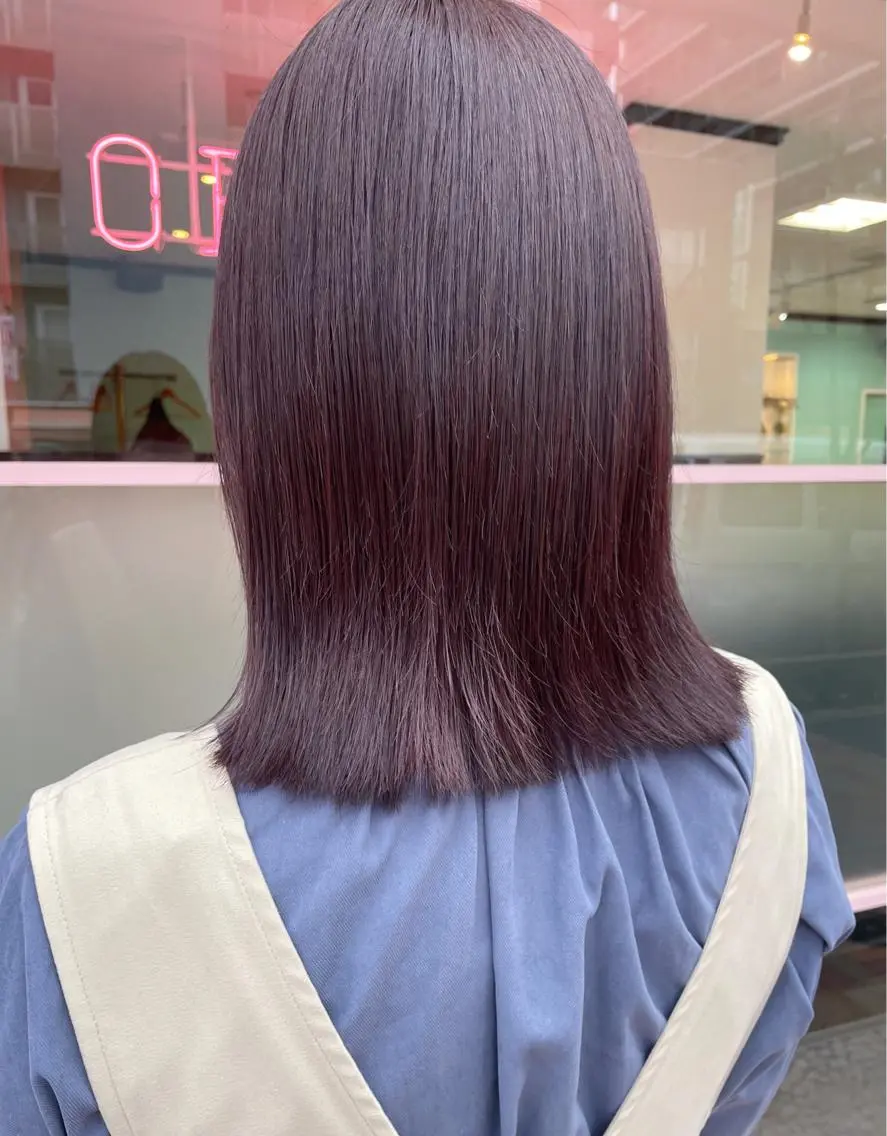 ミディアム カラー Ebihara Satomiのヘアスタイル