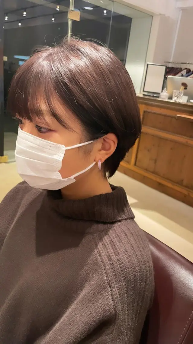ショート minatsu 東京の技術を京都でのヘアスタイル