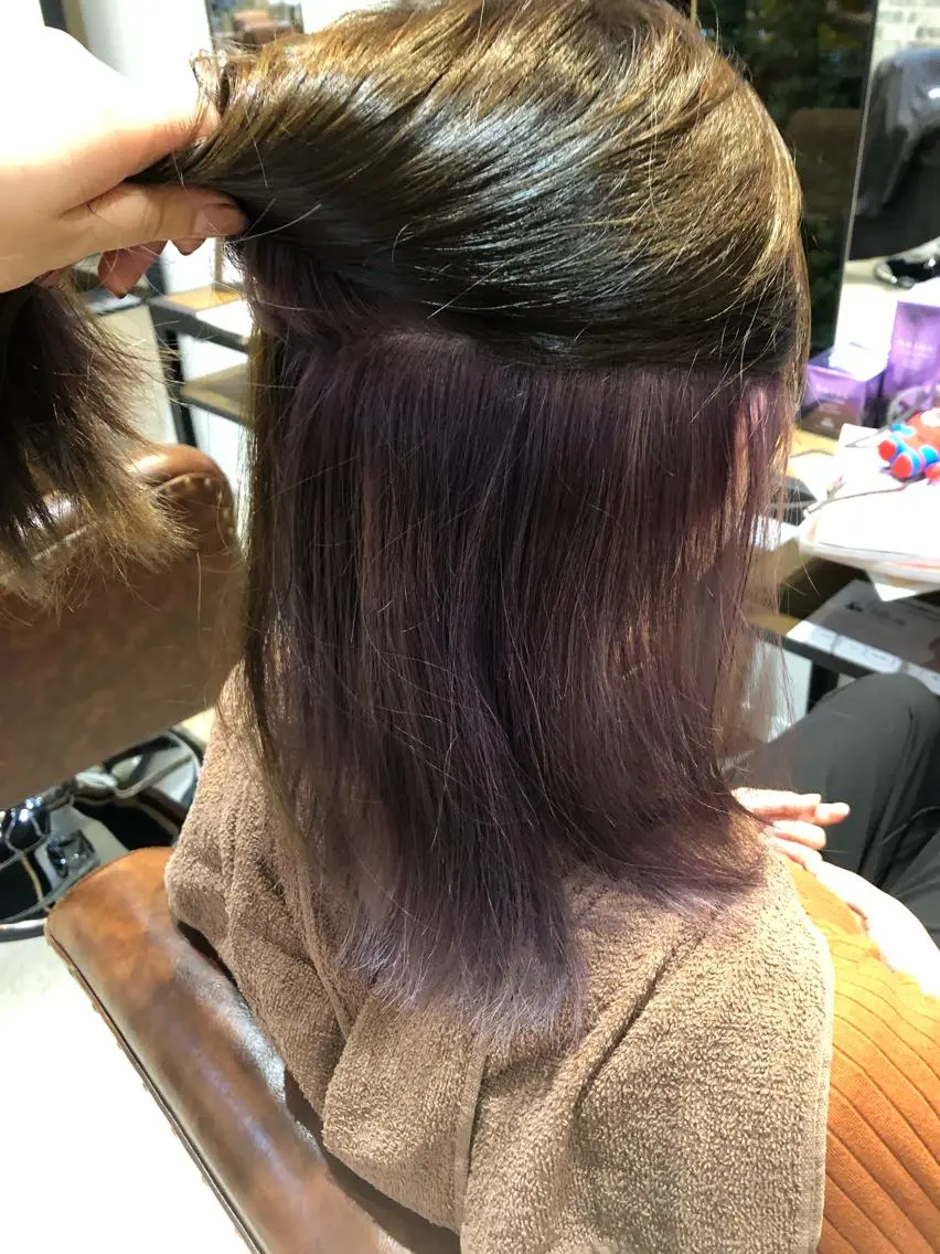ミディアム 松田 真央のヘアスタイル