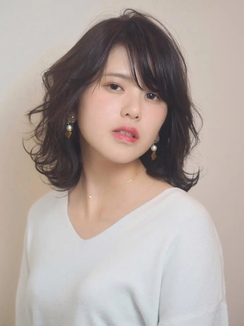 ミディアム カラー ヘアアレンジ アッシュ ブルーカラー ブルーアッシュ 坂本 直樹のヘアスタイル