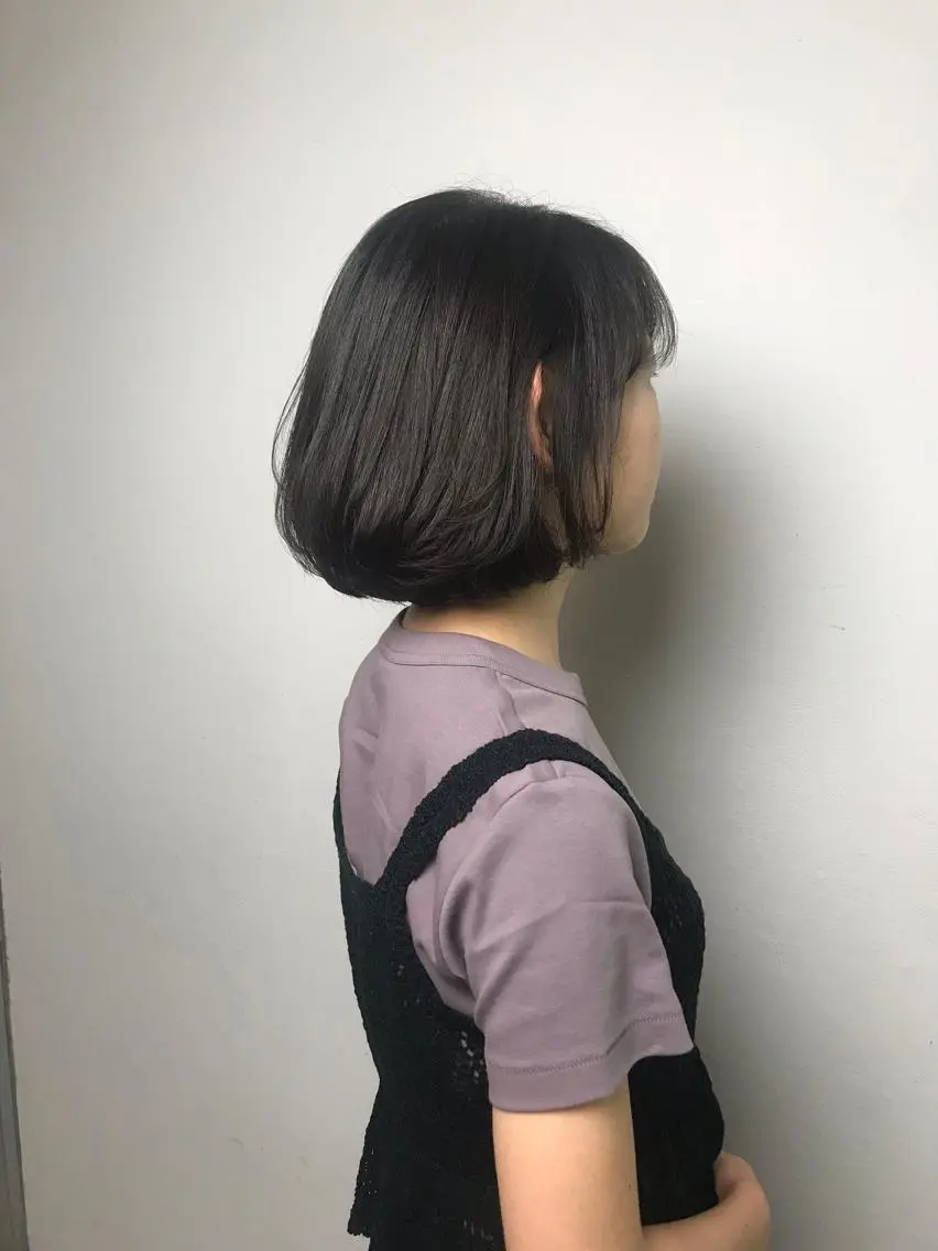ショート カラー ボブ 岩田菜央 《武蔵小杉》のヘアスタイル