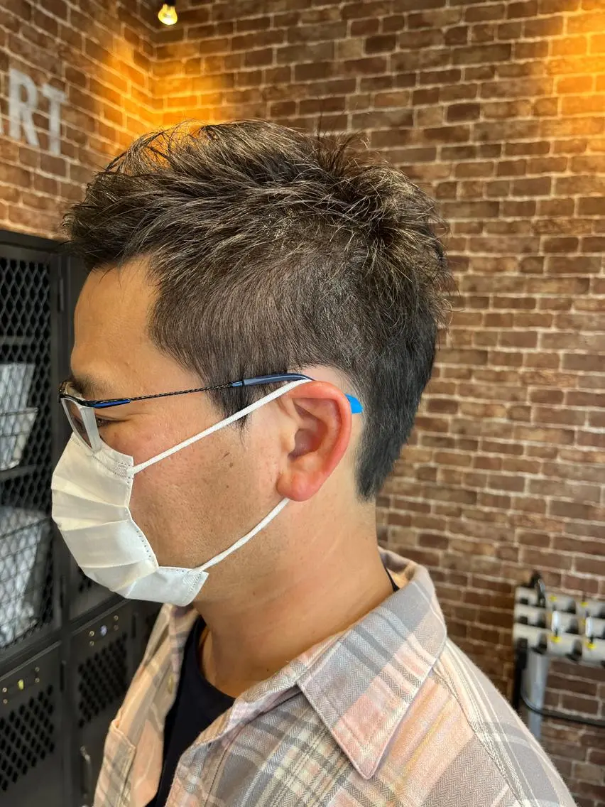 ショート カラー パーマ ヘアアレンジ メンズ キッズ ネイル マツエク・マツパ アイブロウ メンズハイライト メンズパーマ 刈り上げ メンズベリーショート ベリーショート 久木原 ゆりのヘアスタイル