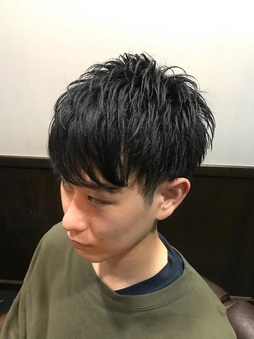 ショート プレミアムバーバー 表参道のヘアスタイル