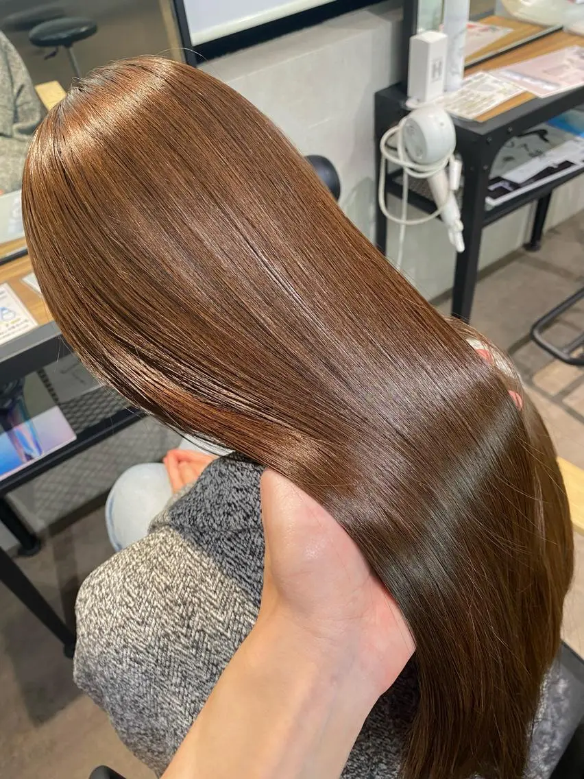 ロング カラー トリートメント お洒落カジュアル🍃 まなとのヘアスタイル