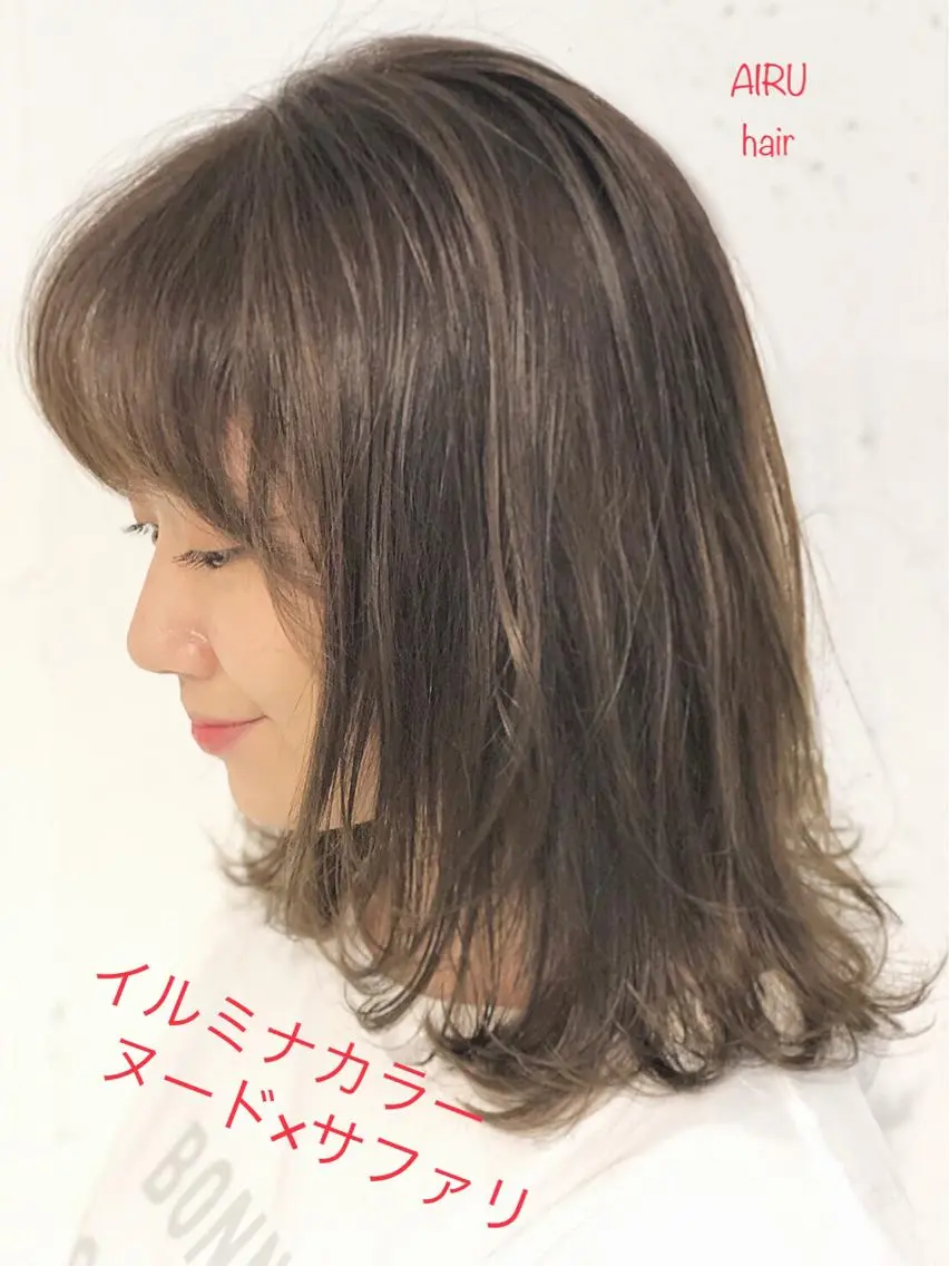ショート カラー イルミナカラー ヘアカラー 🌱初夏の透け感カ ラー🌱HIDEKAのヘアスタイル