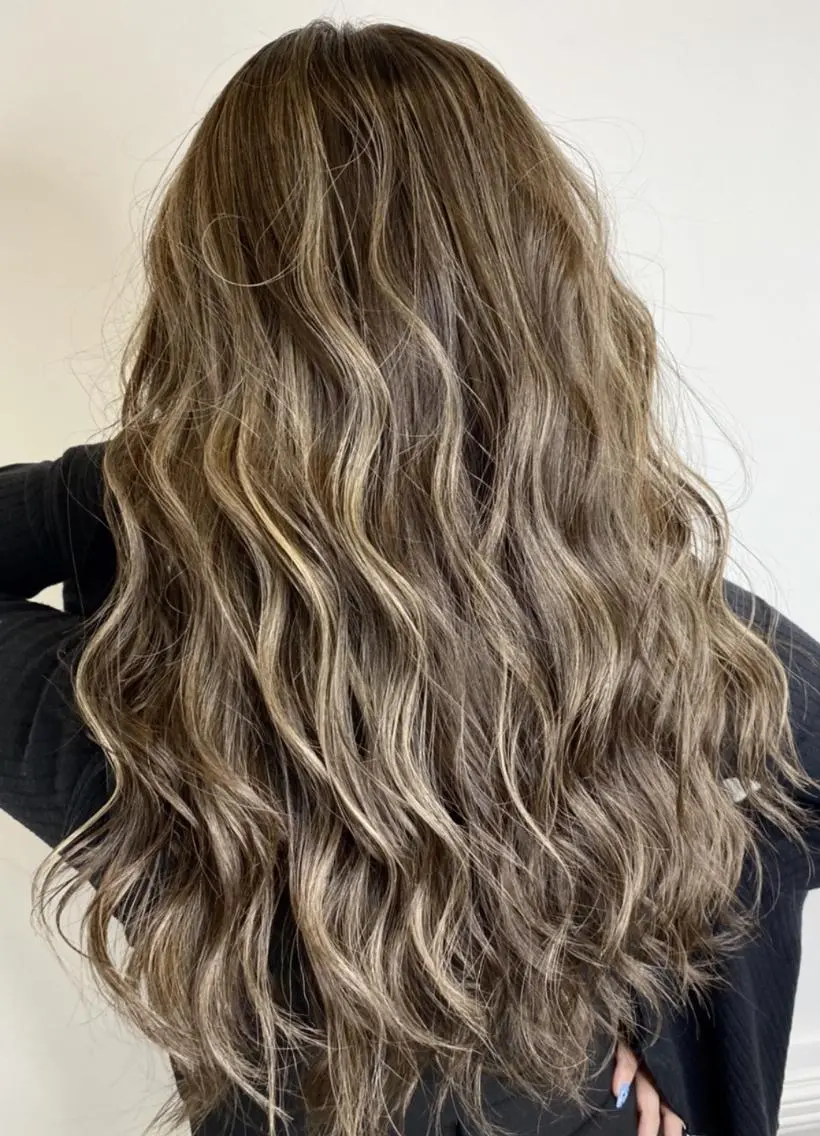 ロング 🧡可愛い色落ち🧡 ハイトーン特化🧡のヘアスタイル