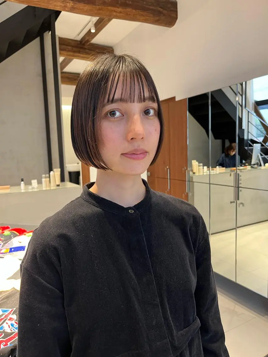 ショート カット トリートメント 林 美優のヘアスタイル