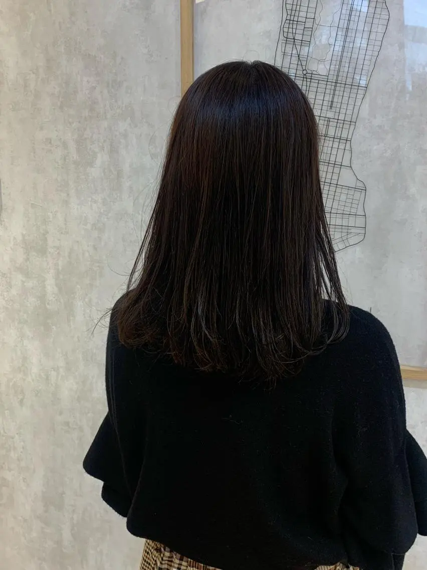 ロング カラー mu ku.のヘアスタイル