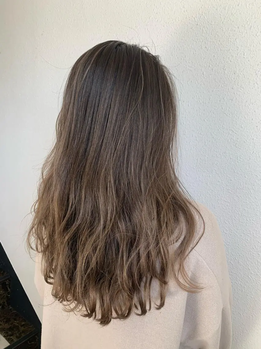 セミロング カラー ハイライトカラー ハイライト Rina Imaiのヘアスタイル