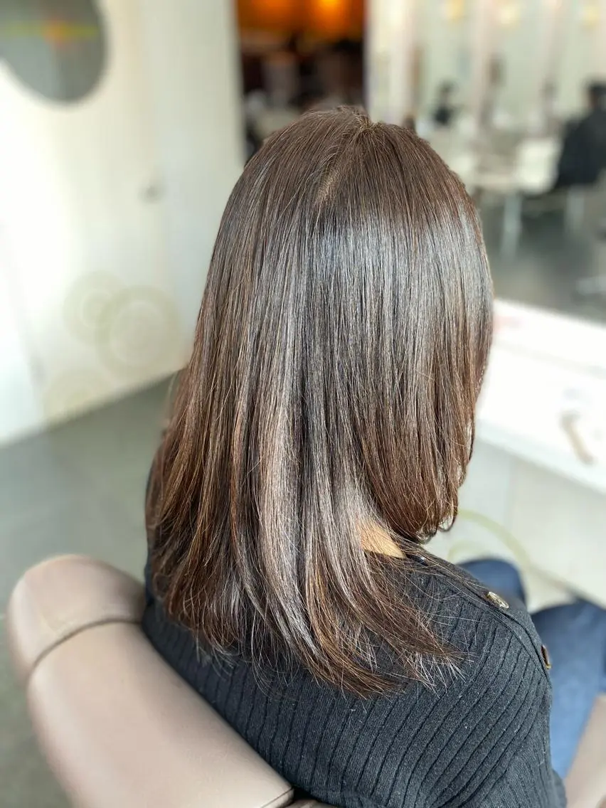 ミディアム 縮毛矯正 ✨艶髪✨ 竹澤佳臣のヘアスタイル