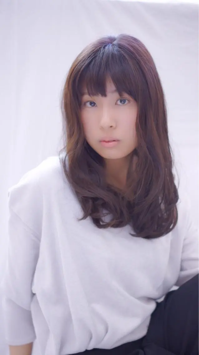 セミロング ロング カラー 【滝川市 美容師】 髙橋昌也のヘアスタイル