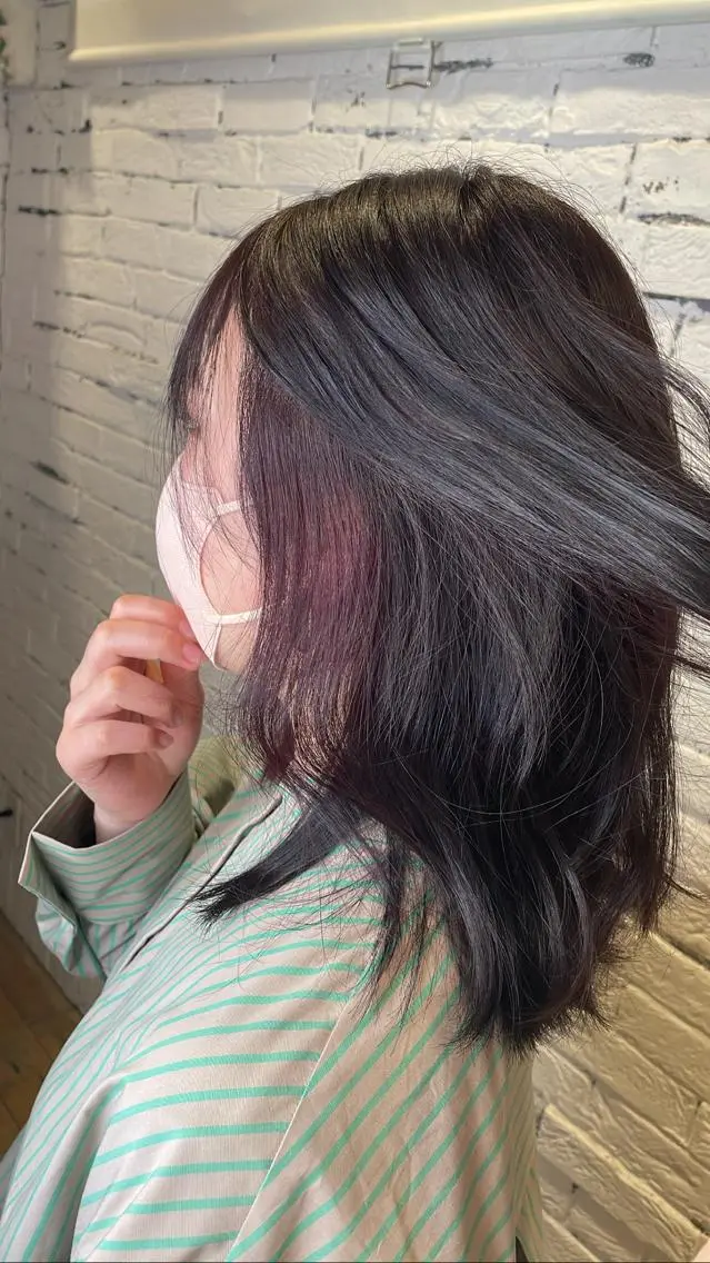 カラー インナーカラー シマノ フミヤのヘアスタイル