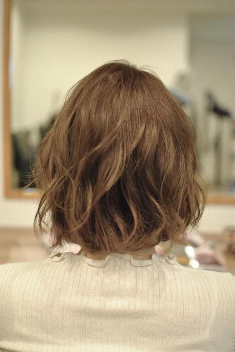 ショート カラー パーマ ヘアアレンジ キッズ ショートボブ ベージュカラー ブリーチ ハイトーンカラー ブリーチなしカラー 美髪矯正 🌈髪質改善 山下のヘアスタイル